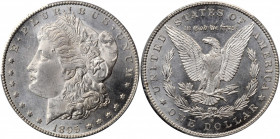 1895-S Morgan Silver Dollar. MS-64 (PCGS).

This lustrous and exceptionally smooth example is brilliant and vibrantly lustrous with a delightful satin...