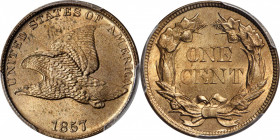 1857 Flying Eagle Cent. Type of 1857. MS-66 (PCGS). CAC.

Here is an exceptional quality, very appealing example of this perennially popular type issu...