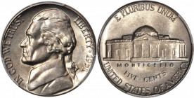 1951 Jefferson Nickel. MS-67 FS (PCGS).

This lovely and rare Full Steps Superb Gem represents a fleeting bidding opportunity for advanced Set Registr...