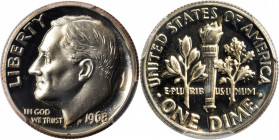 1968-S Proof Set, Featuring the 1968 No S Roosevelt Dime. (PCGS).

The coins are individually graded and encapsulated by PCGS, in consecutively number...