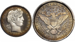 1898 Barber Quarter. Proof-68 Deep Cameo (PCGS). CAC.

An absolutely stunning example that matches superior eye appeal with flawless surfaces. The obv...