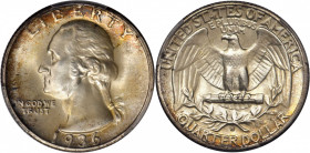 1936-S Washington Quarter. MS-68 (PCGS).

Tied for the finest graded 1936-S quarter known to PCGS, the significance of this offering for Set Registry ...