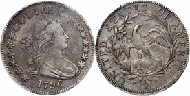 1796 Draped Bust Half Dollar. Small Eagle. O-101, T-1. Rarity-5-. 15 Stars. EF Details--Altered Surfaces (PCGS).

Offered is a desirable Extremely Fin...