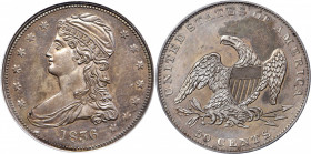 1836 Capped Bust Half Dollar. Reeded Edge. 50 CENTS. GR-1. Rarity-6+ as a Proof. Proof-63 (PCGS).

An important rarity that represents a revolutionary...
