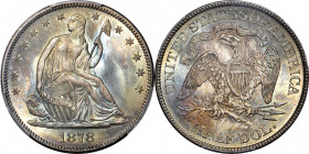 1878 Liberty Seated Half Dollar. WB-101. MS-67+ (PCGS). CAC.

This extraordinary Superb Gem - the finest circulation strike 1878 half dollar known to ...