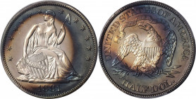 1881 Liberty Seated Half Dollar. Proof-67+ Cameo (PCGS). CAC.

The centers of this incredible top-pop Superb Gem Proof feature platinum white brillian...