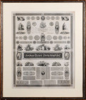 Fairman, Draper, Underwood & Co., Philadelphia. No. 2. Framed Advertising Sample Sheet. 1830.

Single plate impression. India paper proof, approximate...