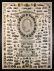 Rawdon, Wright, Hatch & Edson Bank Note Engravers, New York. Advertising Sample Sheet. 1850s. Choice Very Fine.

Immense single plate impression, appr...