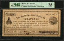 San Francisco, California. Imperial Government of Norton I. 1870s 50 Cents. PMG Very Fine 25.

There are a few distinct Norton I note types (as in the...
