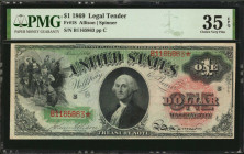 Fr. 18. 1869 $1 Legal Tender Note. PMG Choice Very Fine 35 EPQ.

A mid grade offering of this Legal Tender Ace from the popular Rainbow Series of 1869...