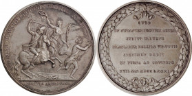 "1781" (1880-) Lieutenant Colonel John Eager Howard, Battle of the Cowpens Medal. Paris Mint Restrike. By Pierre Simon DuVivier. Adams-Bentley 12, Bet...