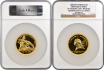 "1781" (2014) Libertas Americana Medal. Modern Paris Mint Dies. Gold. Proof-70 Ultra Cameo (NGC).

49 mm. 5 ounces, .999 fine. Gorgeous golden-yellow ...