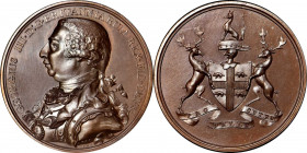 Undated (ca. 1820) George III Hudson's Bay Company Indian Peace Medal. Eimer-1120, BHM-1062, Jamieson Fig. 20. Copper, Bronzed. MS-67 BN (NGC).

48.0 ...