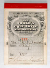 Booklet of Admission Tickets to the World's Columbian Exposition for May 1st to October 30th, 1893. Choice Extremely Fine.

116 mm x 82 mm. Serial num...
