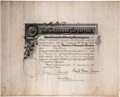Diploma of Honorable Mention issued by the Board of Lady Managers of the World's Columbian Exposition. November 17, 1894. Very Fine.

Approximately 15...