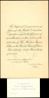 Invitation of the Imperial Commissioner of Japan for the World's Columbian Exposition to the Dedication of the Hooden Phoenix Palace. March 31, 1893. ...