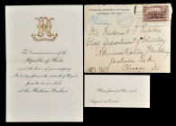 Invitation of the Commissioners of the Republic of Haiti to a Reception at the Haitian Pavilion of the World's Columbian Exposition. August 16, 1893. ...