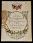 Program for a Banquet Given by the United States Commissioners to the World's Columbian Exposition in Honor of Thomas W. Palmer, President of the Comm...