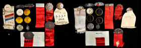 Selection of Participation Badges for Annual Meetings of the American Association for the Advancement of Science.

Frederick Ward Putnam was the Perma...