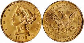 1906-D Liberty Head Half Eagle. MS-65 (PCGS). CAC.

A thoroughly PQ example of this eagerly sought Denver Mint half eagle with vivid golden-rose color...