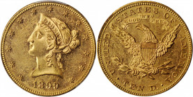 1899-S Liberty Head Eagle. MS-62 PL (PCGS).

Gorgeous pinkish-honey surfaces are sharply struck with intense reflectivity evident in the fields at dir...