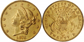 1876-CC Liberty Head Double Eagle. AU-53 (PCGS). CAC.

A wonderfully original example with handsome honey-gold color to lustrous, boldly defined AU su...