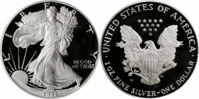 1995-W Silver Eagle. Proof-69 Deep Cameo (PCGS).

We are pleased to be offering multiple examples of this key date silver eagle issue in this sale. Th...