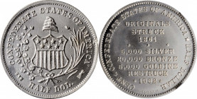 1962 Confederate Half Dollar. Bashlow Restrike. Bertram-B861-220. Silver. MS-69 (NGC).

An essentially flawless piece with satiny, brilliant-white sur...