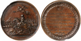 "1781" (1845-1860) Lieutenant Colonel William Washington, Battle of the Cowpens Medal. Paris Mint Restrike from Original Dies. By Pierre Simon DuVivie...