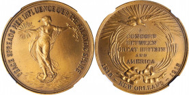 1915 Centennial of the Battle of New Orleans Medal. Bronze. MS-64 (NGC).

38 mm.  Obv:  Peace personified with arms outstretched, peripheral inscripti...