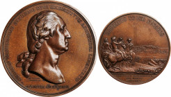 "1776" (ca. 1890-1910) Washington Before Boston Medal. Second U.S. Mint Issue. Musante GW-09-US2, Baker-49B, Julian MI-1. Bronze. About Uncirculated.
...