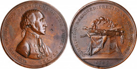 "1797" (ca. 1816) Halliday Medal. Musante GW-57, Baker-70C. Bronze. Plain Edge. Plain, Beveled Rims. Extremely Fine, Damaged, Repaired.

54 mm.

Estim...