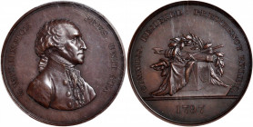 "1797" (ca. 1879) Sansom Medal, Large Format. Musante GW-60A, Baker-73A. Bronzed Copper. Specimen-63 (PCGS).

46.4 mm. 852.6 grains.

From our sale of...