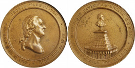 "1860" U.S. Mint Cabinet Medal. Restrike. Musante GW-241, Baker-326B, Julian MT-23. Yellow Bronze. MS-64 (NGC).

60 mm.

Estimate: $100.00