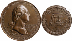 "1773" (1904) Washington Monument Association Medal. Bronze. Baker-1828. MS-67 (NGC).

40 mm.

Estimate: $250.00