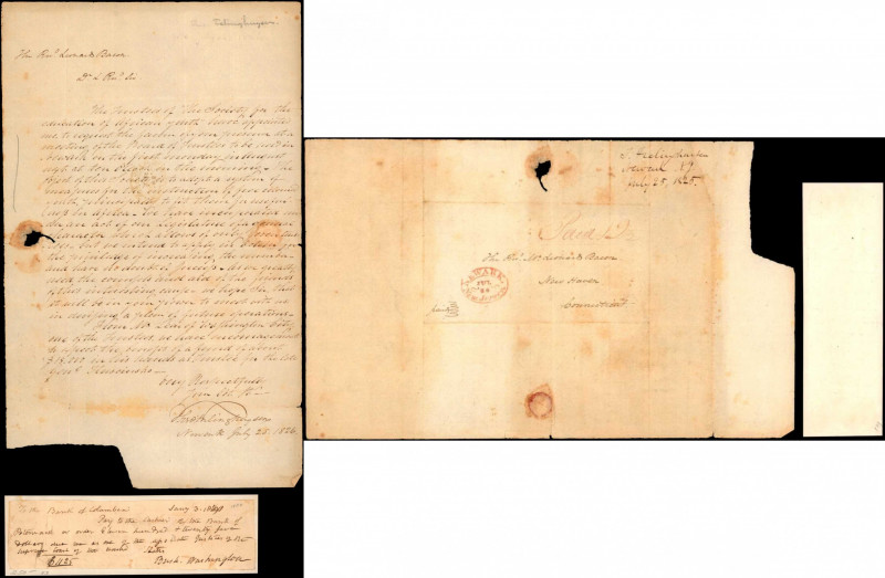Bushrod Washington Check and American Colonization Society Letter.

Included in ...