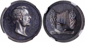 Undated Broken Column Medalet. Cunningham 22-460S, King-550. Silver. MS-63 (NGC).

18.5 mm.

Estimate: $300.00