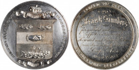1877 Humane Society of Massachusetts Life Saving Medal. Julian LS-17, var. Silver. About Uncirculated, Prooflike.

57.5 mm. 97.5 grams. This medallion...