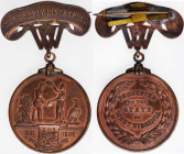 1865 West Virginia Civil War Service Medal. Honorably Discharged. Vernon-497. Extremely Fine metal parts, ribbon missing (as usual).

Edge inscribed I...