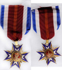 Military Order of the Loyal Legion of the United States. Bishop and Elliott-100, Vernon-505. Gold, Gilt and Enamels. Very Fine, slight enamel loss.

M...