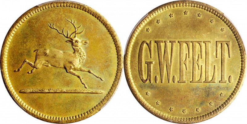 Iowa--Sioux City. Undated (ca. 1870s-1880s) George W. Felt. [Dollar]. Curto-66, ...