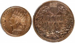 1860 Indian Cent. Rounded Bust. MS-63 (PCGS).

PCGS# 2058. NGC ID: 227F.

Estimate: $250.00