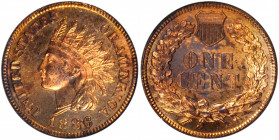 1886 Indian Cent. Type I Obverse. Proof-64 RD (ANACS). OH.

PCGS# 2347. NGC ID: 272Z.

Estimate: $300.00