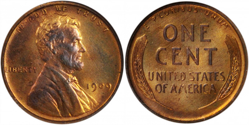 1909 Lincoln Cent. Proof-65 RD (NGC). OH.

PCGS# 3305. NGC ID: 22KS.

Estimate: ...