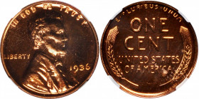 1936 Lincoln Cent. Brilliant Proof-65 RD (NGC).

PCGS# 3335. NGC ID: 22L3.

Estimate: $900.00