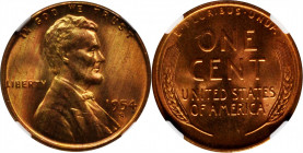 1954-S/S Lincoln Cent. VP-002. Repunched Mintmark. MS-66 RD (NGC).

PCGS# 2821. NGC ID: 22FE.

Estimate: $50.00