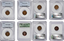 Lot of (4) Certified San Francisco Mint Lincoln Cents.

Included are: 1923-S AU-55 (PCGS); 1924-S AU-55 (PCGS); 1926-S EF-40 (PCGS); and 1972-S Proof-...