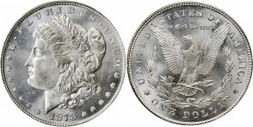 1878 Morgan Silver Dollar. 7 Tailfeathers. Reverse of 1878. MS-65+ (PCGS). CAC.

PCGS# 7074. NGC ID: 253K.

Estimate: $1’250.00
