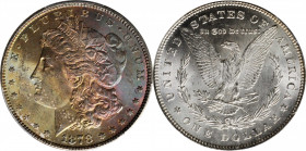 1878 Morgan Silver Dollar. 7 Tailfeathers. Reverse of 1878. MS-63 (PCGS). CAC.

PCGS# 7074. NGC ID: 253K.

Estimate: $100.00