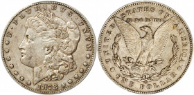 1878-CC Morgan Silver Dollar. EF-45 (PCGS).

PCGS# 7080. NGC ID: 253M.

Estimate: $125.00